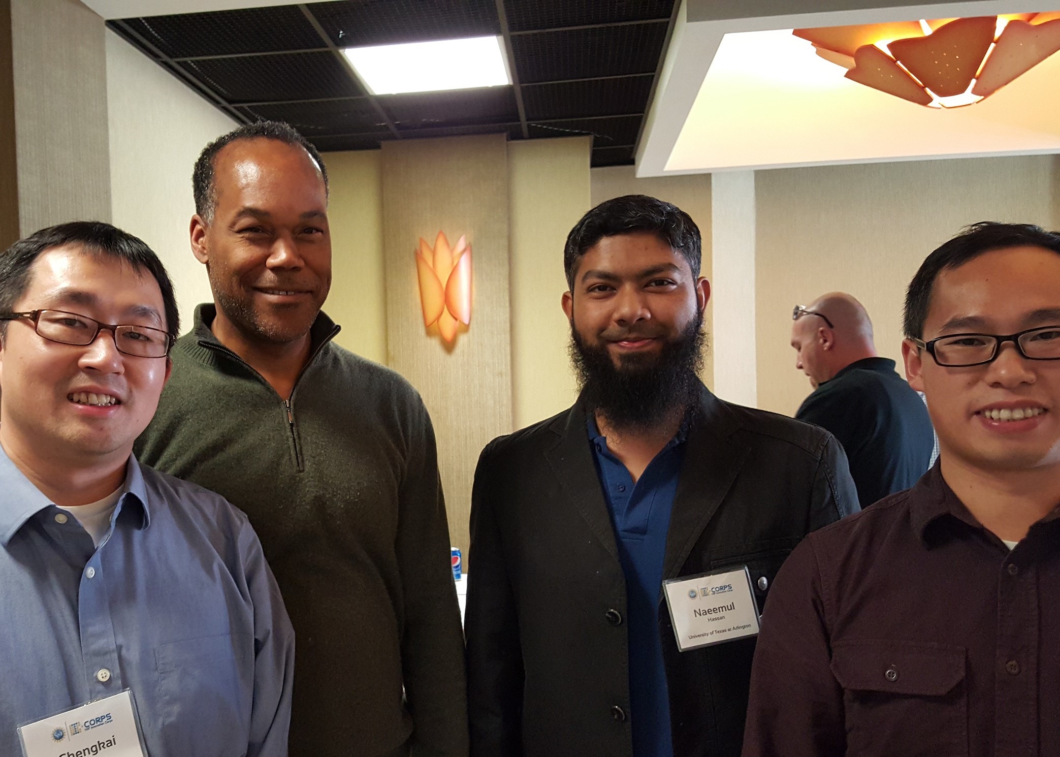 Naffi, Gensheng, Harold Strong and Dr. Li attending NSF I-Corps (Oct. 2015)