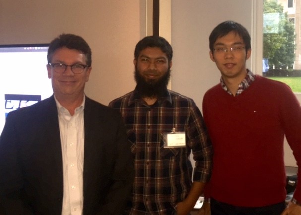 Naffi with collaborators Bill Adair and Will Wu from Duke University at Computation + Journalism Symposium in NYC