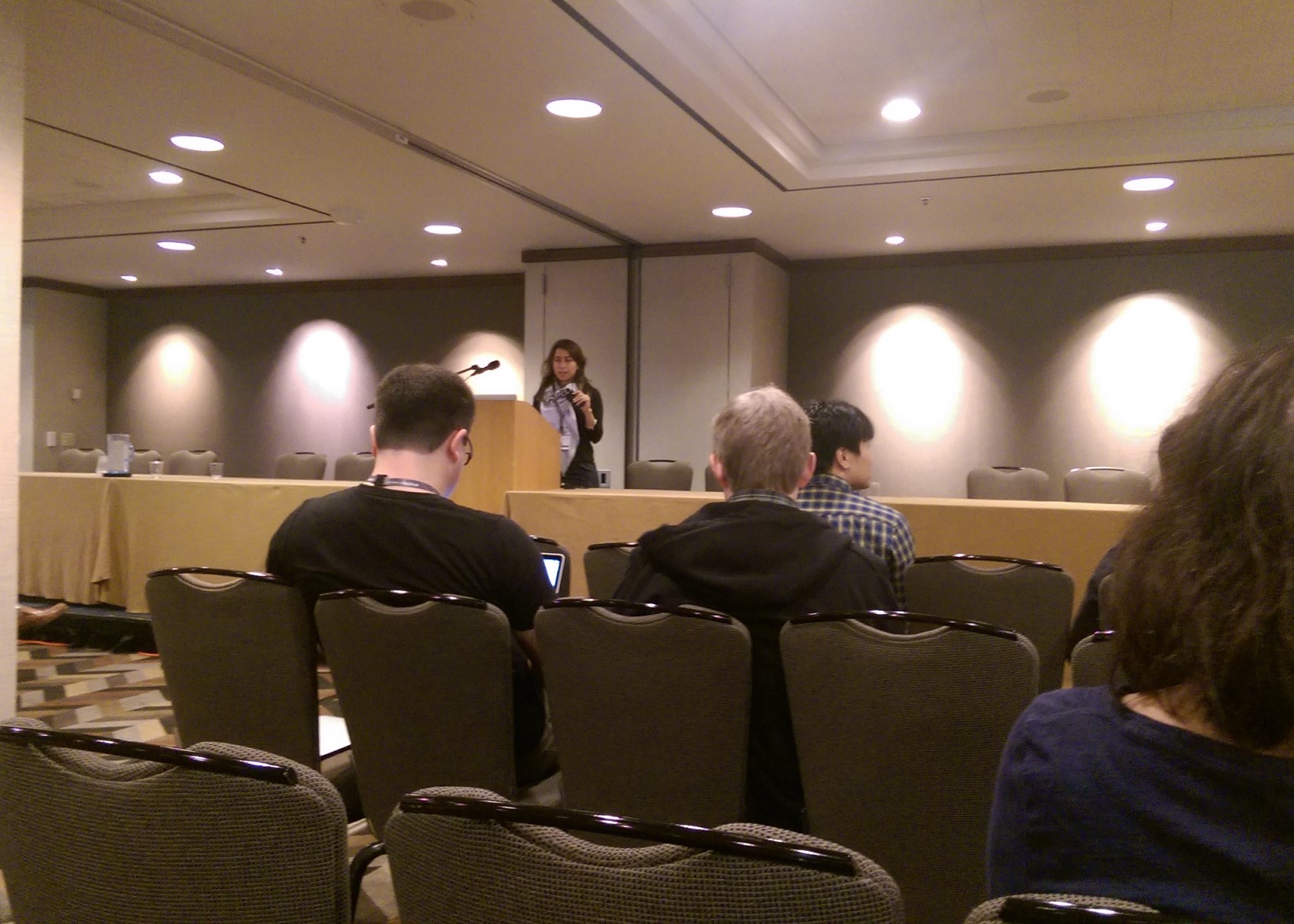 Sona presenting TableView at SIGMOD16 in Chicago (Jun. 2016)